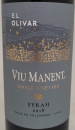 Viu Manent El Olivar Syrah 2018 Valle de Colchagua Rotwein trocken 0,75l